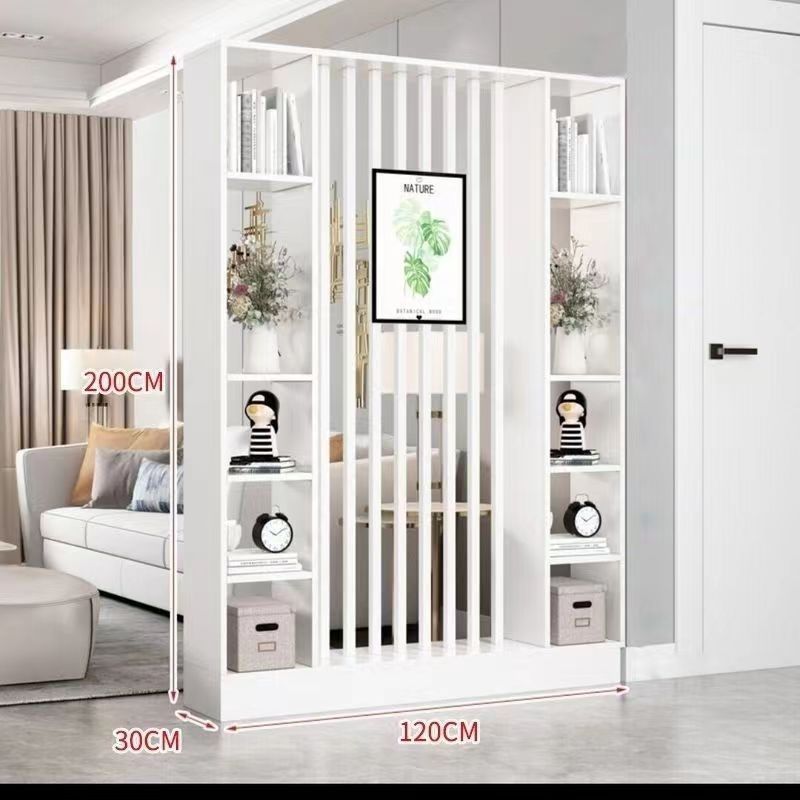 บ้านอพาร์ทเมนท์ขนาดเล็กสไตล์จีนใหม่ที่เรียบง่ายและทันสมัยหันหน้าไปทางประตูหน้าจอพาร์ติชั่นระเบียงตู้ห้องนั่งเล่นทางเข้า