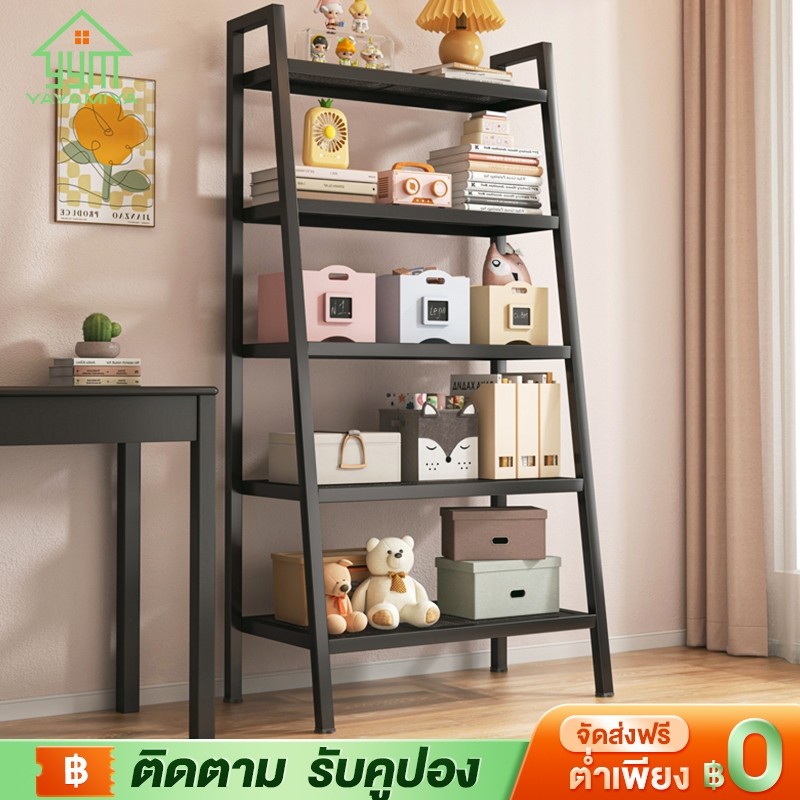 YYMสินค้าจุด150cm ชั้นวางของ ตระแกรงเหล็ก 345 ชั้น เฟอร์นิเจอร์ ชั้นวาง สือสไตล์นอร์ดิก รับน้ำหนักได้ 160กก