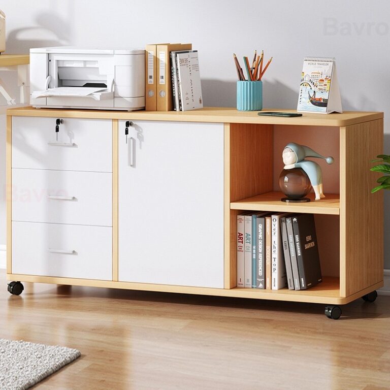 BavroHome ตู้เก็บของ ตู้อเนกประสงค์ ตู้หน้าต่าง ตู้เตี้ย ตู้ใส่เสื้อผ้า ตู้เตี้ยบานเปิด ตู้ลิ้นชักเก็บของมีล้อเลื่อน