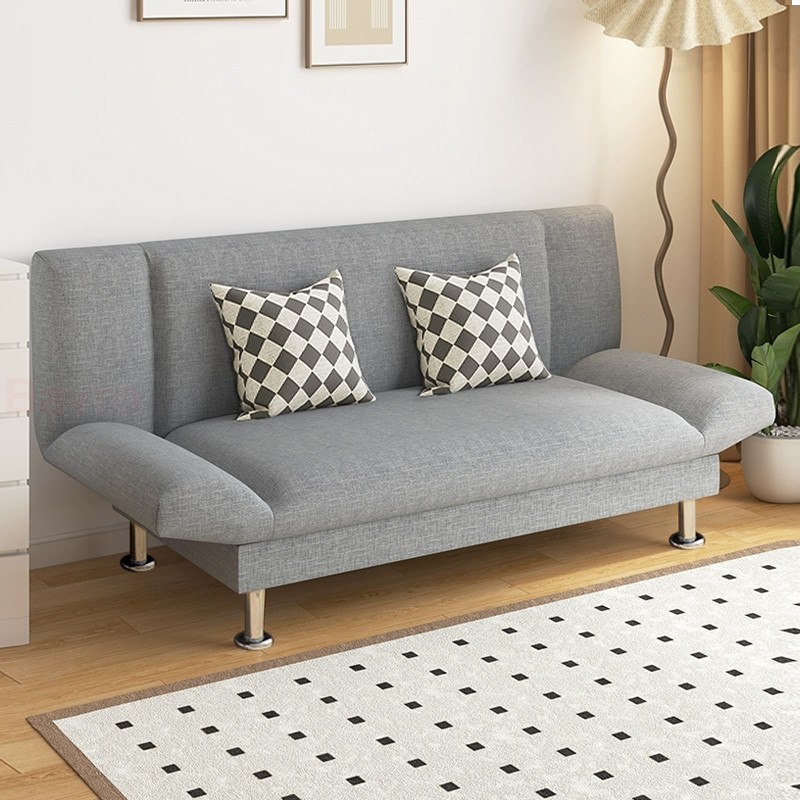 โซฟา โซฟาผ้าแคนวาส ปรับนอนได้ 3 ระดับ ทูอินวัน Foldable Sofa Bed