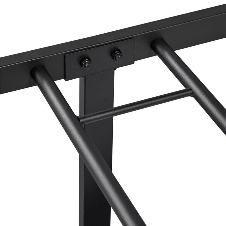 เตียงเหล็ก35456ฟุตขากว้าง2นิ้วสีดาสีขาวโครงเตียงที่แข็งแกร่งส่งภายในช่วงระดับชาติ