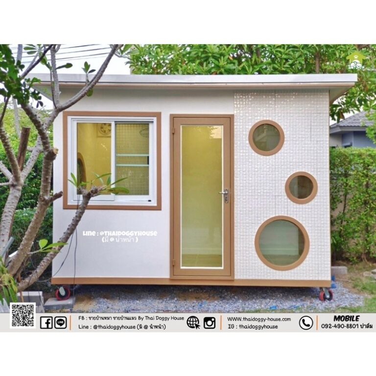 บ้านหมา บ้านแมว บ้านสัตว์เลี้ยง ออกแบ่งออกเป็น 2 โซน