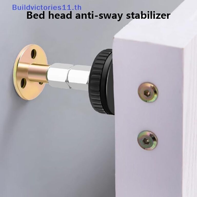 Buildvictories11 ปรับหัวเตียง Stoppers กรอบเตียงป้องกันการคลาย AntiShake Fixer สาหรับตู้โซฟาฮาร์ดแวร์ Top Wall Stabilizer TH