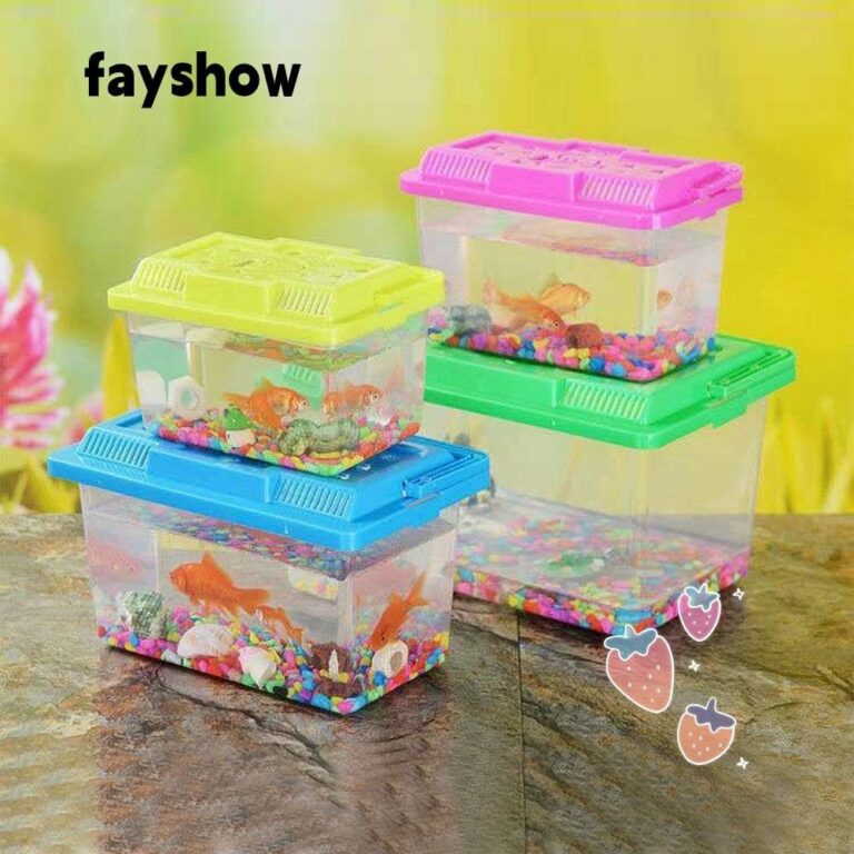 Fay ตู้ปลาทอง พลาสติก ตู้ปลา กรง ชาม เต่า ถัง