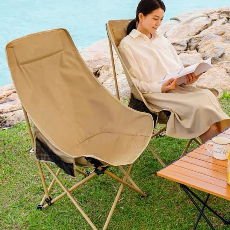 เก้าอี้พับกลางแจ้ง Moon เก้าอี้ Camping พับ C ผมสตูลพับแบบพกพาสตูล Fishi Ng สตูลตกปลา Cha Ir