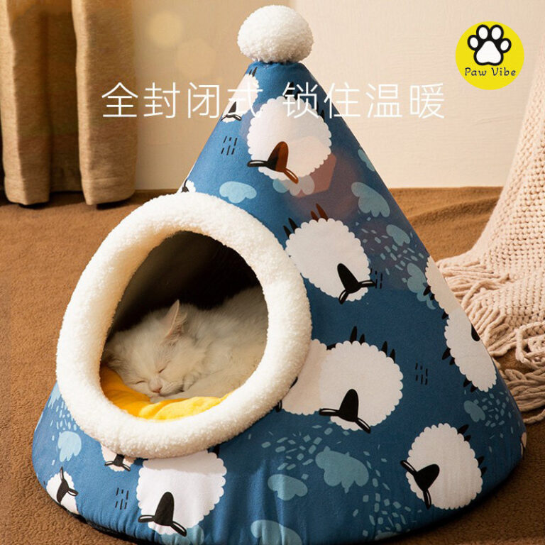 PawVibe ยูร์ตมองโกเลียรูปสามเหลี่ยมสำหรับ ปี 2023 ขนาดเล็กแบบปิด ใช้ได้ทั่ว ใหญ่ แผ่นเย็น