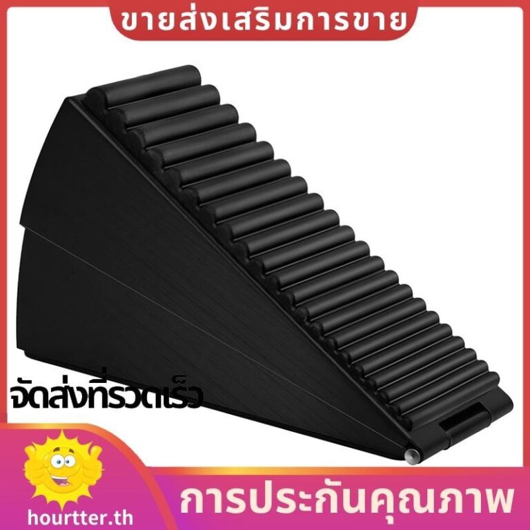 ที่กั้นประตู ลิ่มหยุดประตูสาหรับงานหนัก กันชนประตูสูงสาหรับด้านล่างของประตู หยุดประตูสูง 3 นิ้วที่แข็งแกร่งที่สุด ชั่วโมง
