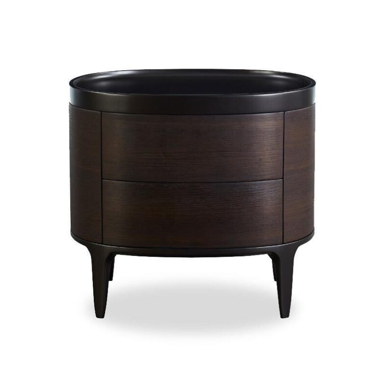 Romo Italian Minimalist ไม้เนื้อแข็งโต๊ะข้างเตียงหรูหรา Nordic Simple HighEnd Designer ห้องนอนข้างเตียงตู้เก็บของ