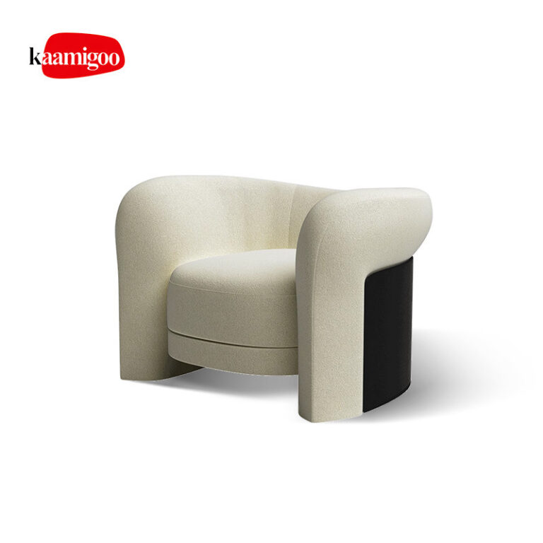 ขายร้อน Komogo Original Design Lamb ขนแกะห้องนั่งเล่นเก้าอี้พักผ่อนเดี่ยวอิตาเลี่ยน Minimalist ที่วางแขนเก้าอี้โซฟา Limited Time ข้อเสนอพิเศษ