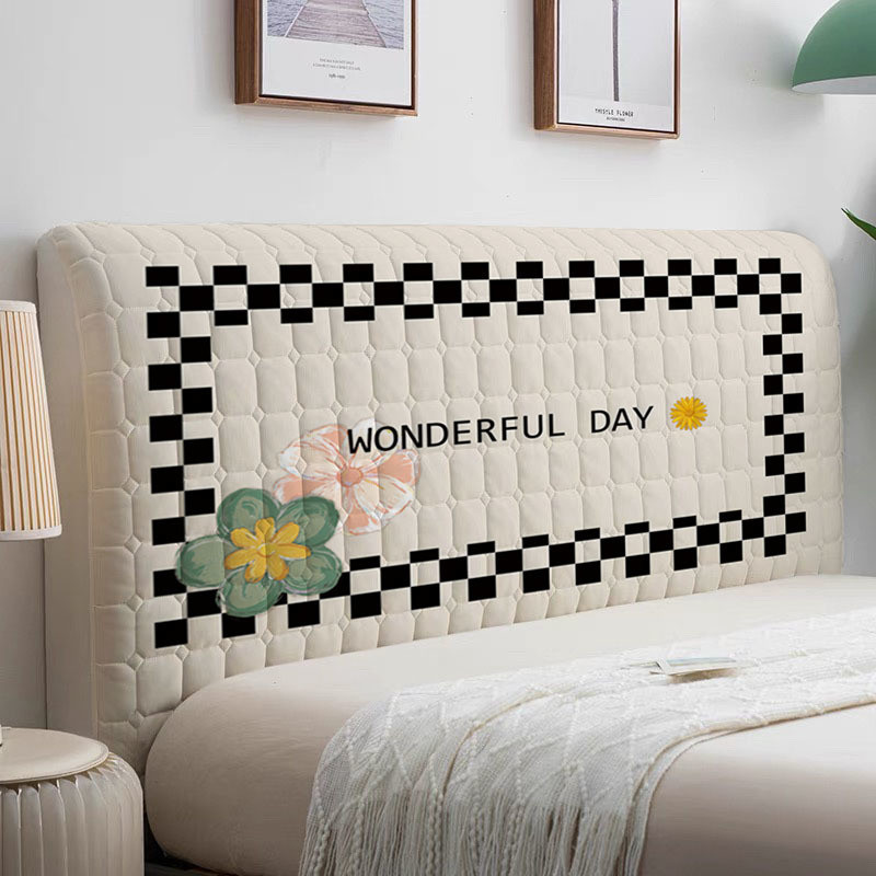 หนาผ้านวมข้างเตียงปกอ่อนข้างเตียงปกไม้เนื้อแข็งรวมทุกอย่างสไตล์ยุโรปข้างเตียงป้องกันฝุ่นปก โกรธ