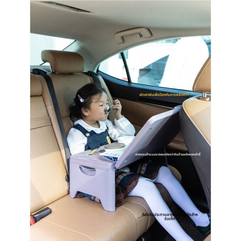 รถหกหลักฐานตารางขนาดเล็กคณะกรรมการรถครัวเรือนที่เหมาะสมแบบพกพาภายในพับโต๊ะรับประทานอาหารการจัดเก็บง่ายประหยัดพื้นที่ร่วมนักบินแถวหน้าแถวหลังสาหรับกินสานักงานยังเป็นงาน