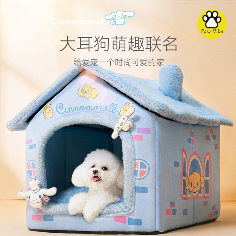 PawVibe ไม้ ปิดได้ ถอดออกได้ ซักได้ เสื่อ เต้นท์สุนัข
