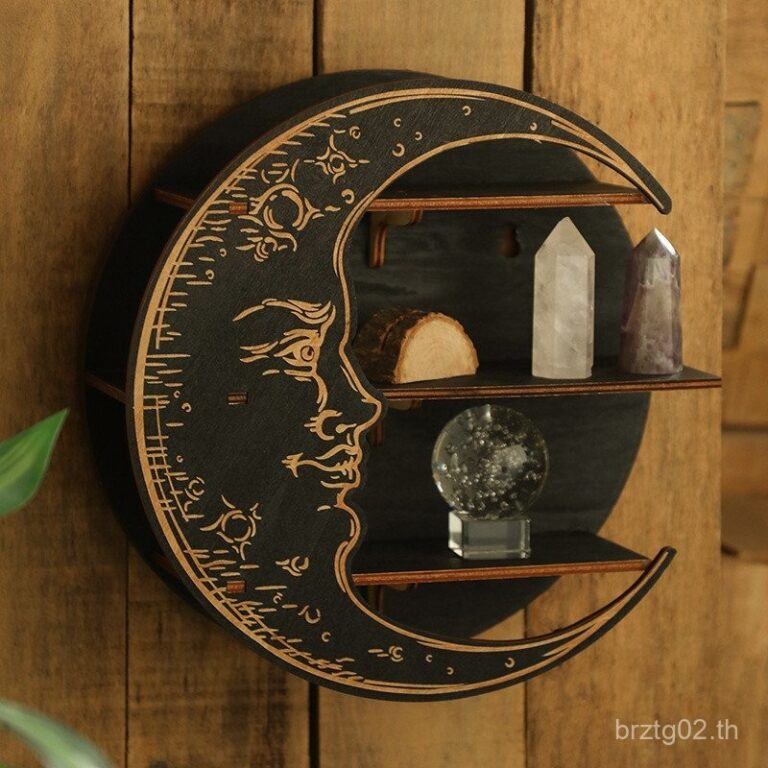 ของขวัญชั้นวางไม้สไตล์ยุโรป ตกแต่งบ้านเรียบง่าย งานฝีมือไม้