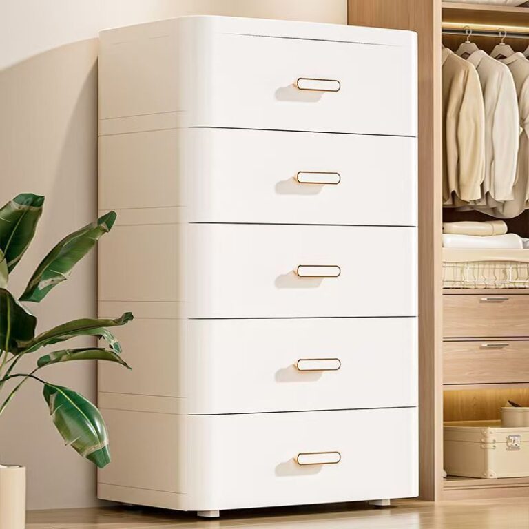 COD ลิ้นชัก4555cm ลิ้นชักเก็บของ ตู้เก็บของแบบหลายชั้น ขาว เพิ่มหนา มีล้อ 47 ชั้น ลิ้นชักมินิมอล