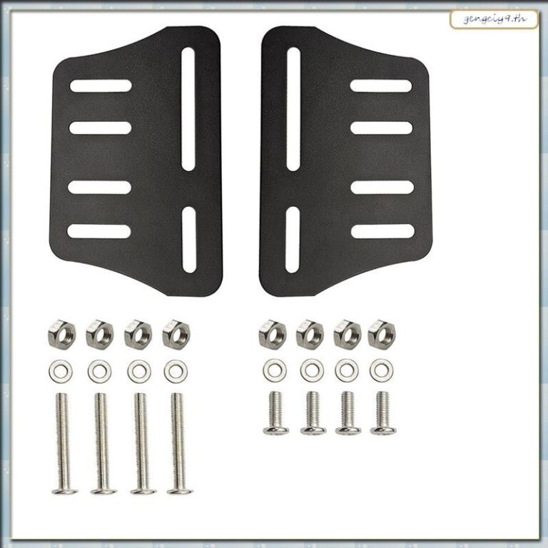ZBM Heavy Duty 2 ชิ้นกรอบเตียงอะแดปเตอร์แผ่นตัวเชื่อมต่อสาหรับหัวเตียงปรับกรอบโลหะการปรับเปลี่ยนวงเล็บ