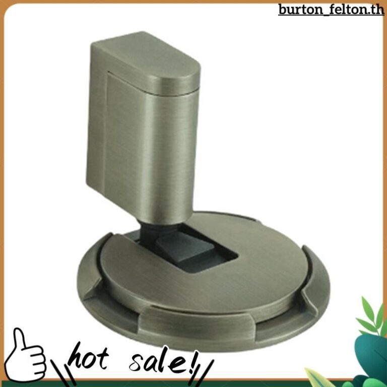 NonPunch Door Stopper พื้นอัตโนมัติ DoorStop อุปกรณ์เฟอร์นิเจอร์ Stopper สาหรับประตู Windproof Mechanical Door Stopper