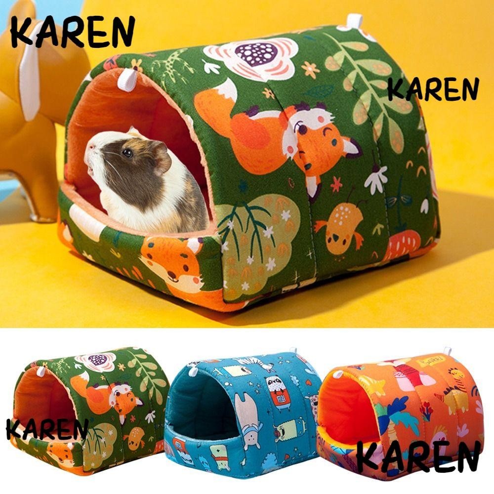 KAREN บ้านหนูแฮมสเตอร์ กรงมินินุ่ม กระต่ายฤดูหนาว กระรอก หนูตะเภา รัง