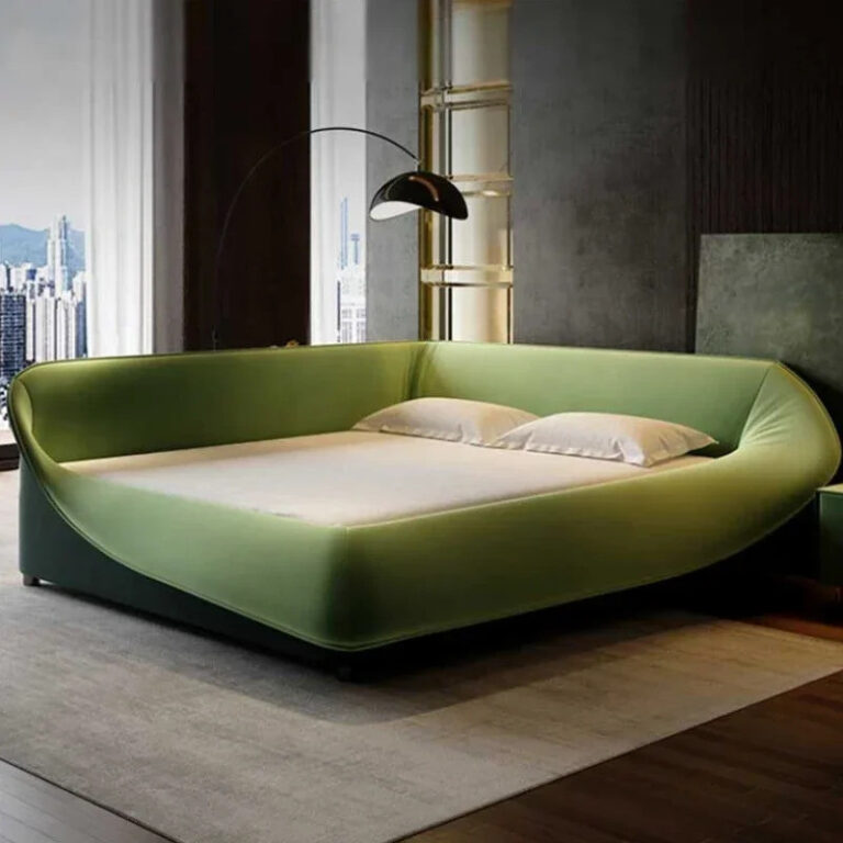High End ความงามการออกแบบเตียง Glamorous ชั้นวางหัวเตียงขนาด King กรอบเตียงโมเดิร์น Cama กล่อง Casal บ้าน Furnitu