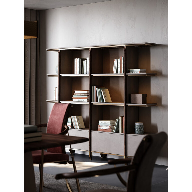 VISN ชั้นวางหนังสือเรียบง่ายทันสมัยไม้เนื้อแข็งออกแบบห้องนั่งเล่นบ้านสร้างสรรค์ชั้นแสงหรูหราชั้นวาง