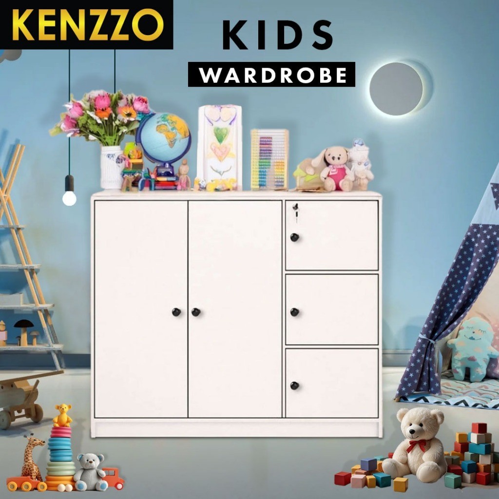 พร้อมส่ง Kenzzo ตู้เสื้อเด็ก ตู้เสื้อผ้า ตู้เสื้อผ้าเด็ก 345 ลิ้นชัก ลิ้นชักเก็บของ ตู้เก็บของ Children Cabinet