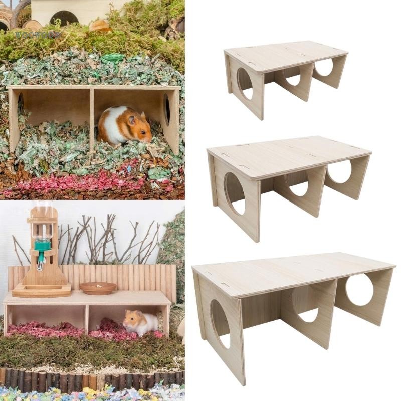 Lucky บ้านรังไม้ธรรมชาติ ปลอดสารพิษ ทนทาน สาหรับหนูแฮมสเตอร์