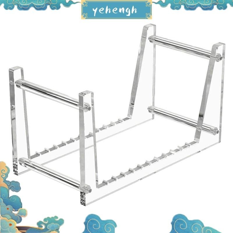 ชั้นวางแผ่นเสียงไวนิลอะคริลิคใส 50 แผ่น สาหรับตั้งโต๊ะ