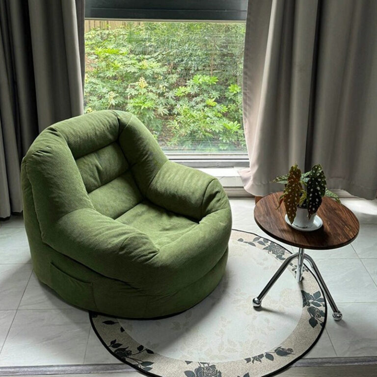 Simple Lazy Sofa เก้าอี้ดาดฟ้าห้องนอนระเบียงห้องนั่งเล่นเดี่ยว Chaise Longue