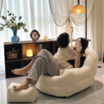 ขี้เกียจโซฟาเก้าอี้ห้องนอนระเบียงห้องนั่งเล่นโซฟาขนาดเล็กเดี่ยว