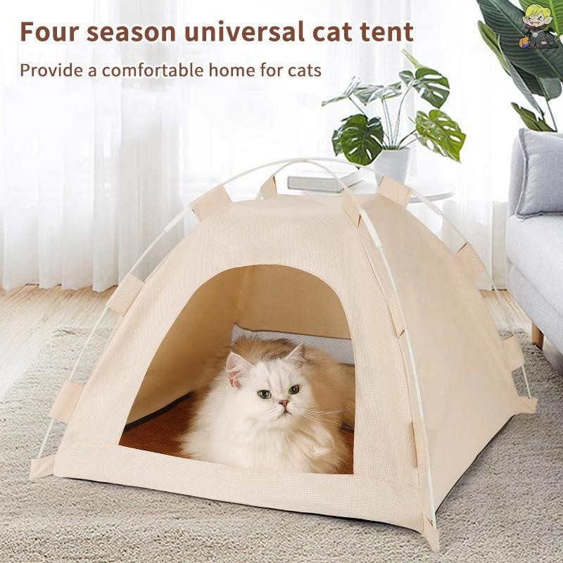 คลา เต็นท์สัตว์เลี้ยงเตียงเต็นท์สัตว์เลี้ยงกันน้าที่ถอดออกได้แบบพกพาสัตว์เลี้ยงรังล้างเต็นท์สัตว์เลี้ยงกลางแจ้งพับแมวบ้านอุปกรณ์สัตว์เลี้ยง ไทย