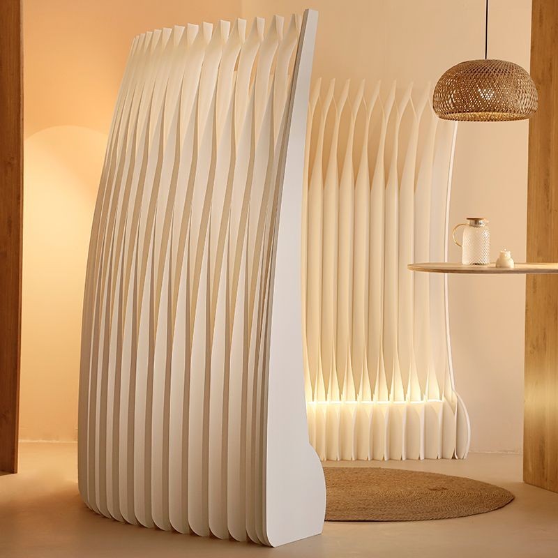 หน้าจอพาร์ทิชันผนังส่องสว่างกระดาษผนังสานักงานเชิงพาณิชย์หน้าจอมือถือพาร์ทิชันห้องนั่งเล่นบล็อกผนังพื้นหลังสด