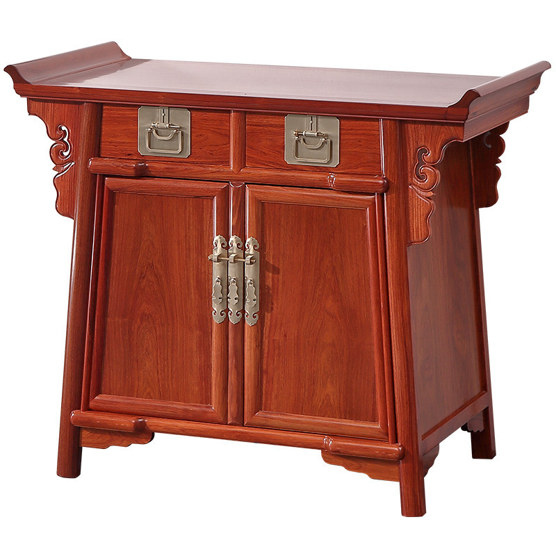 มะฮอกกานีตู้คู่ตู้รองเท้า Mingqing เฟอร์นิเจอร์คลาสสิก Locker Myanmar Rosewood ตู้น้าชาตู้ด้านข้างรับประทานอาหาร