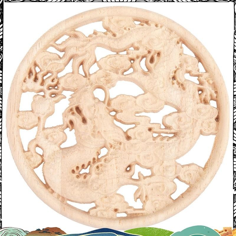 แกะสลัก Decal Woodcarving มุม Applique เฟอร์นิเจอร์ประตูไม้ตกแต่งไม้ Vintage Home Decor neweer