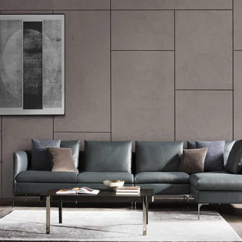 Gus Home Furnisher Concubine Three Seat Sand Discovery Generation Simple Light Luxury Large Small Apartment ห้องนั่งเล่นห้องจัดงานแต่งงาน