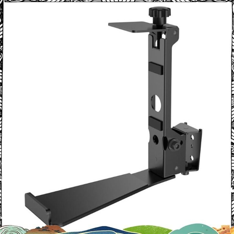 ซูเปอร์อลูมิเนียมอัลลอยด์โลหะติดผนังผู้ถือชั้นวางยืนแท็บเล็ตเมาวงเล็บกรณีเสียงเล่น5ลาโพง