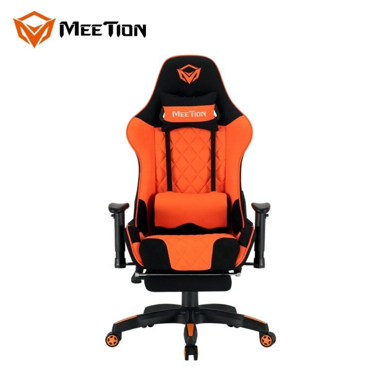 Meetion CHR25 คุณภาพสูงสีฟ้า 2D ที่เท้าแขน Pro หมุน Ergonomic Recliner เกม Esport PC เกมคอมพิวเตอร์ Racing Gaming เก้าอี้