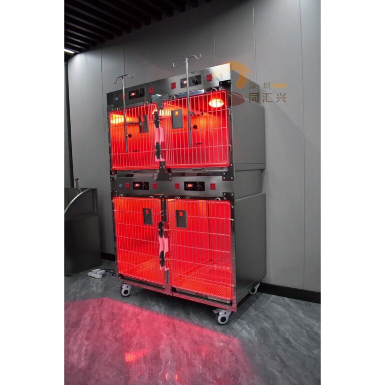 Tonghuixing 304 กรงสุนัขกายภาพบาบัดอินฟราเรดสแตนเลส