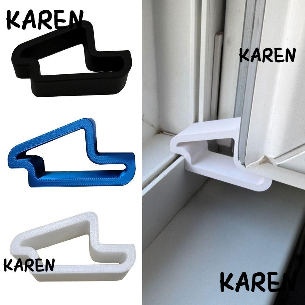KARENGOODS ลิ่มประตู Multiuse Easy Removal ประตูและหน้าต่าง Stopper ลิ่มประตูหน้าต่างพลาสติกทนทาน Home