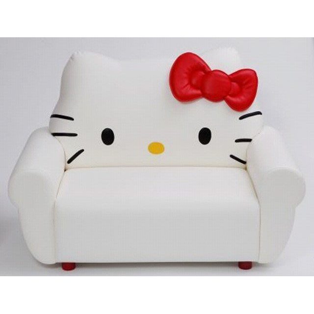 ผลิตในญี่ปุ่น ของแท้ Precious Collection HELLO KITTY Melody โซฟาจัดแต่งทรงผมคู่