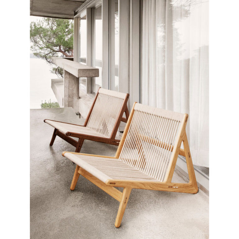 Cabana นาเข้า GUBI MR01 เก้าอี้พักผ่อนเดี่ยว Nordic ห้องนั่งเล่นเก้าอี้โซฟาเดี่ยว