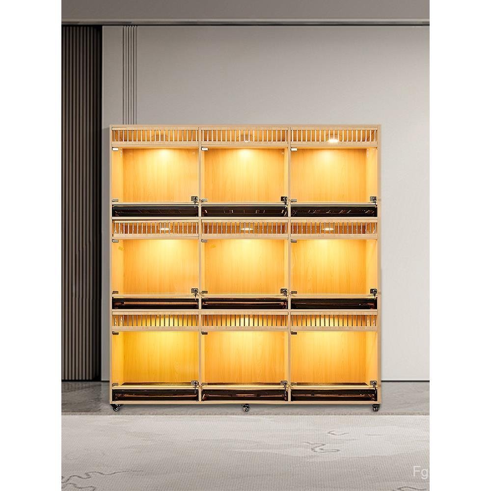 ตู้โชว์สุนัขขนาดเล็กขนาดกลางมีขนาดใหญ่กรงเพาะพันธุ์สุนัขห้องน้าสุนัขพันธุ์บ้านสุนัขกรงสุนัขไม้เนื้อแข็งบ้านสุนัข 2XZG