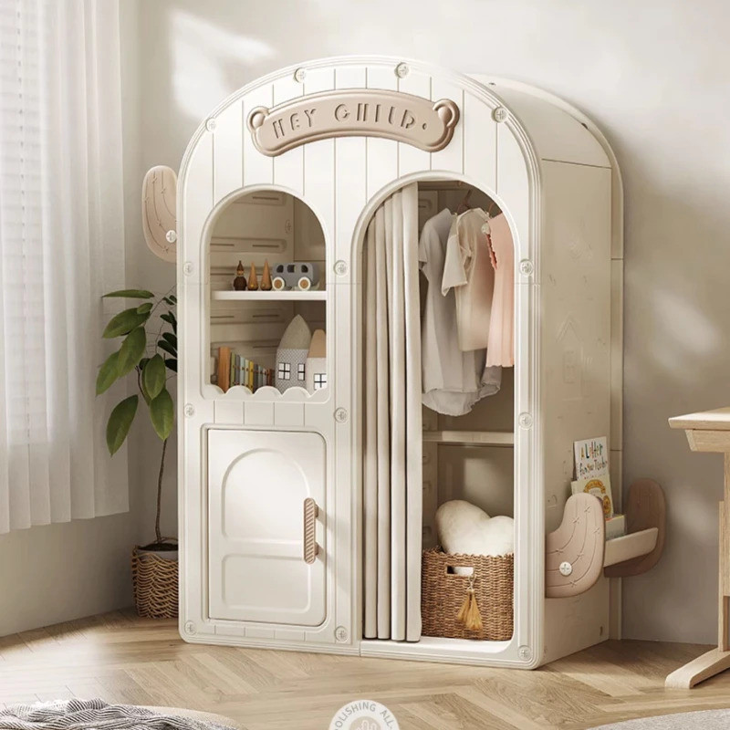 Nordic Orgnizer ตู้เสื้อผ้า Modular ความงามจอแสดงผลห้องนอนตู้เสื้อผ้าชั้นวางของจอแสดงผล Guarda Roupa เฟอร์นิเจอร์