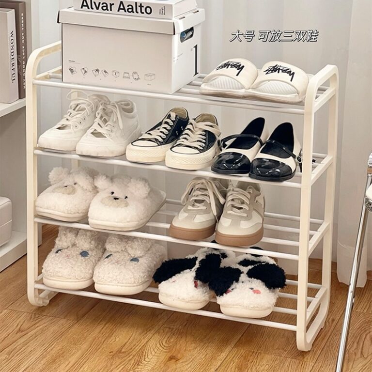 HOHO ชั้นวางรองเท้า 45 ชั้น มีให้เลือกหลากหลายชั้น สไตล์มินิมอล White ชั้นวางรองเท้า