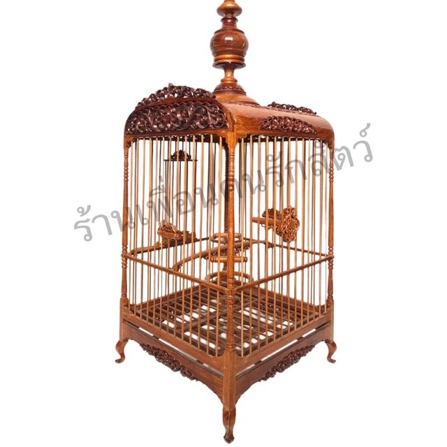 กรงมุก กรงนกหัวจุก กรงนกหัวจุก15ซี่