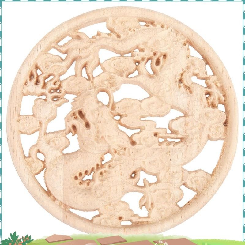 แกะสลักรูปลอก Woodcarving มุม Applique เฟอร์นิเจอร์ประตูไม้ตกแต่งตู้ไม้ Vintage Home Decor