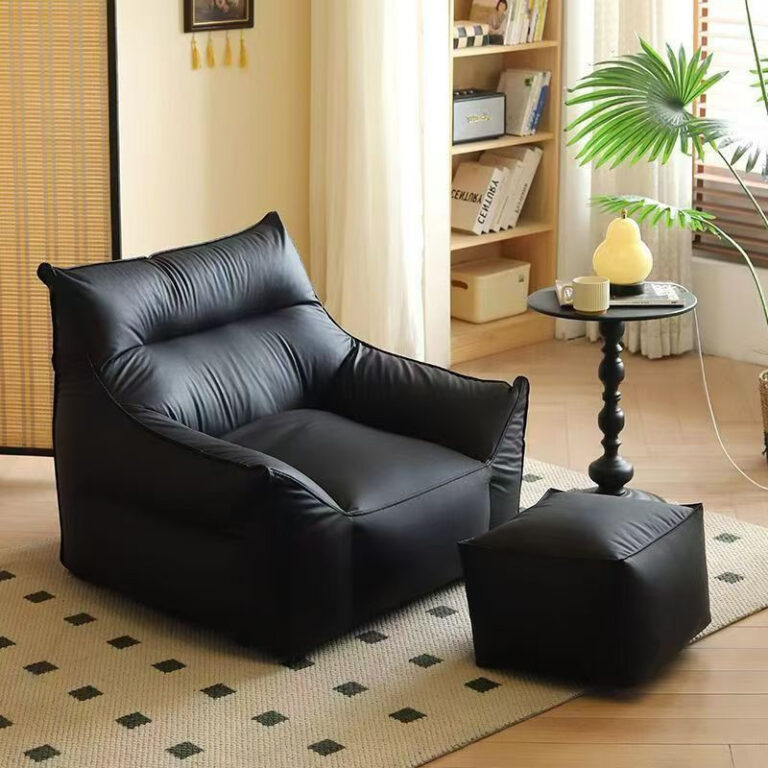 โซฟาขี้เกียจย้อนยุคกันน้าระเบียงบีนแบ็กเก้าอี้เลานจ์ห้องนอน