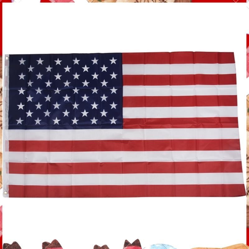 Promotion ธงชาติอเมริกา USA 150 x 90cm คอมพิลาดชันภาพ 100