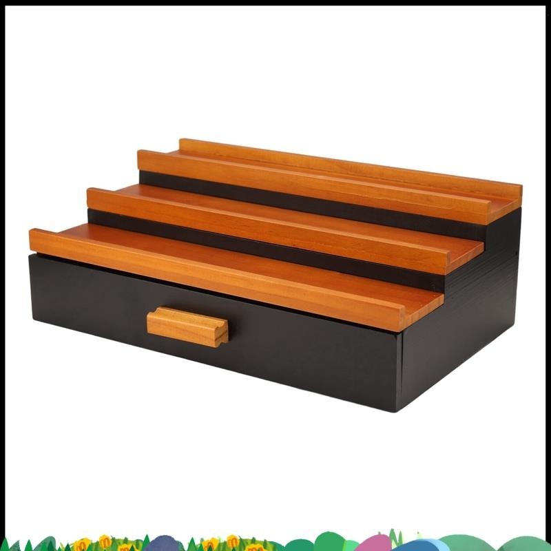 Super Wooden Cologne Display Stand Organizer สาหรับผู้ชาย ชั้นวางน้าหอม