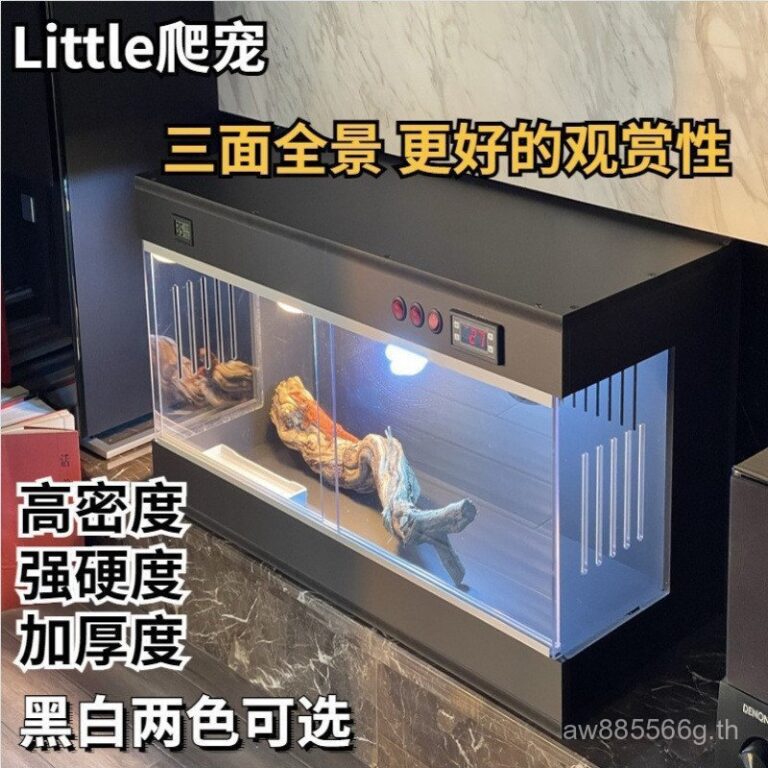 กล่องปีนเขาเต่าบวกฉนวนกันความร้อนแมงมุมฐานสัตว์เลี้ยงจิ้งจกกล่องเพาะพันธุ์พาโนรามาปีนเขาถังสัตว์เลี้ยงกล่องเยอรมันเต่าอุณหภูมิกล่องพืช XN