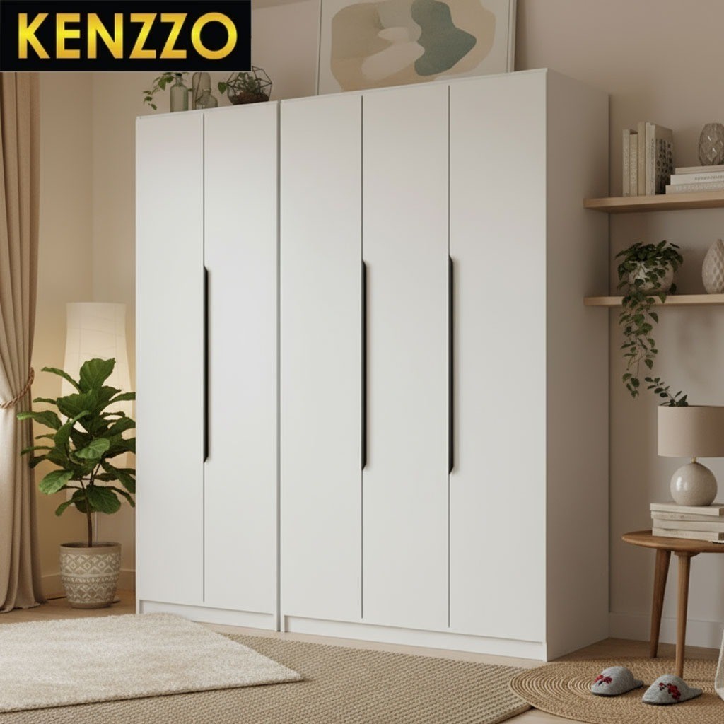 ตู้เสื้อผ้าไม้ ขนาดใหญ่ เกรดพรีเมี่ยม 2 3 ประตู สไตล์โมเดิร์น กว้าง ไม้หนา แข็งแรง พื้นที่ใหญ่จุใจTerra Wooden Wardrobe