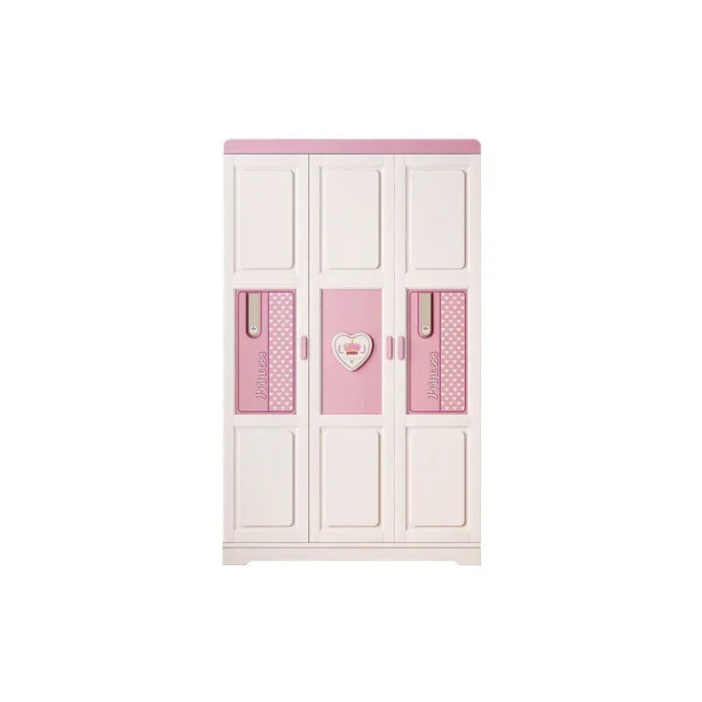 ไม้เนื้อแข็งทั้งหมดเด็กตู้เสื้อผ้าวัยรุ่นที่เรียบง่ายสไตล์เจ้าหญิงตู้เสื้อผ้าห้องนอนสามประตูตู้เก็บของตู้เก็บของ